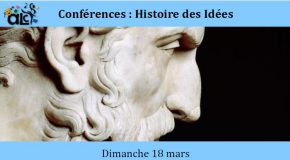 Conférence Histoire des Idées: rendez-vous à Crosne le 18 mars 2018