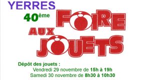Foire aux jouets à Yerres, du 29 novembre au 2 décembre 2019